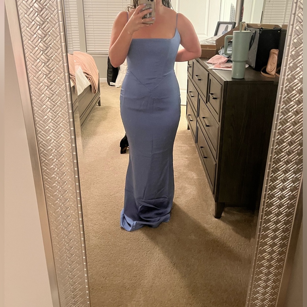 House of CB Satin Gown